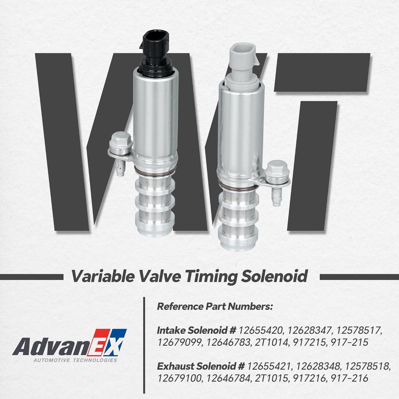 AdvanEX Engine Variable Valve Timing (VVT) Solenoid Compatible with Buick LaCrosse Regal Verano Chevrolet Cobalt Equinox HHR Impala Malibu GMC Terrain Replaces 12655421 12655420 - Image 2